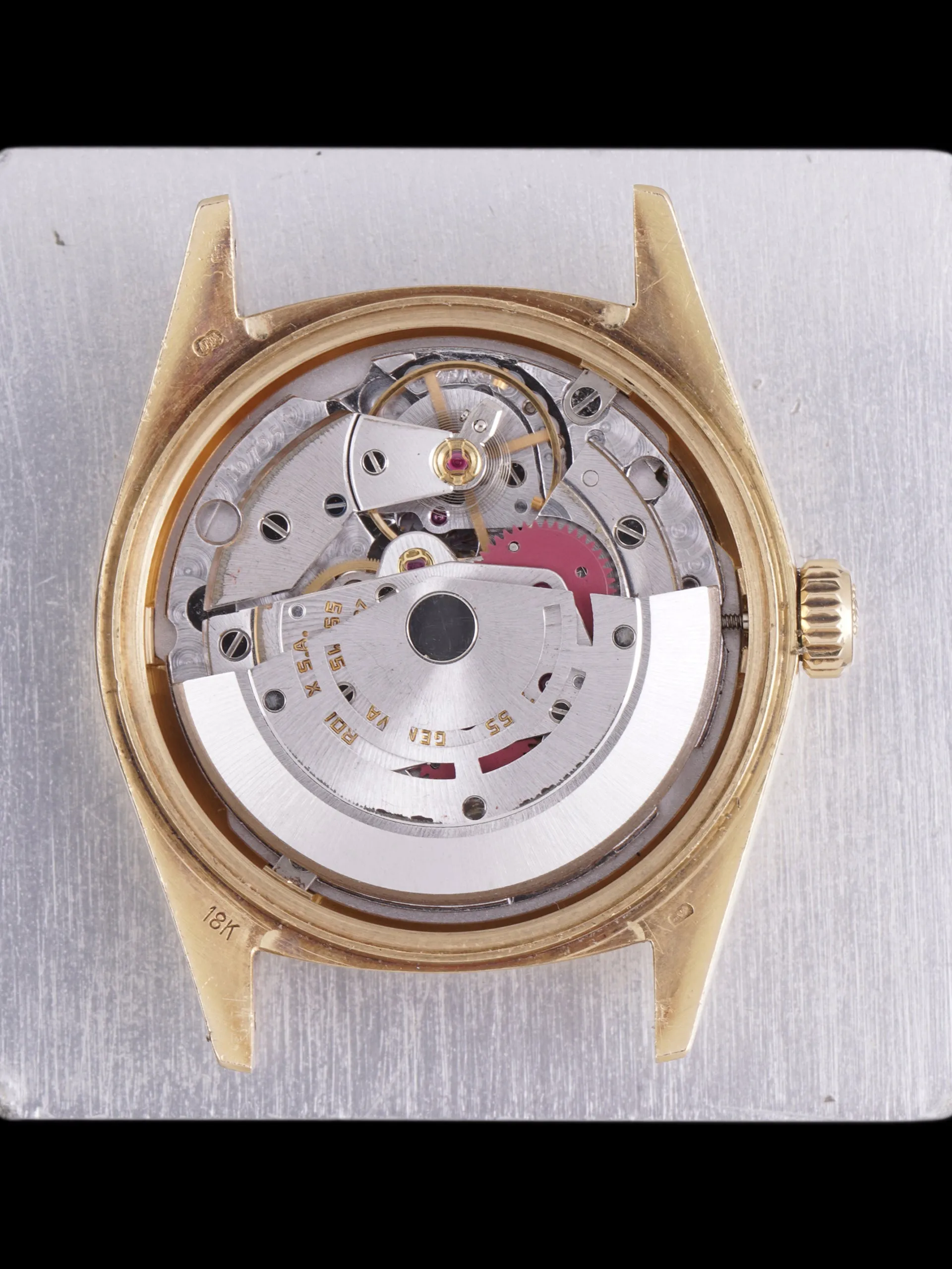 1986 Rolex Day-Date (Ref. 18038) "Factory Blue Vignette Diamond Dial"