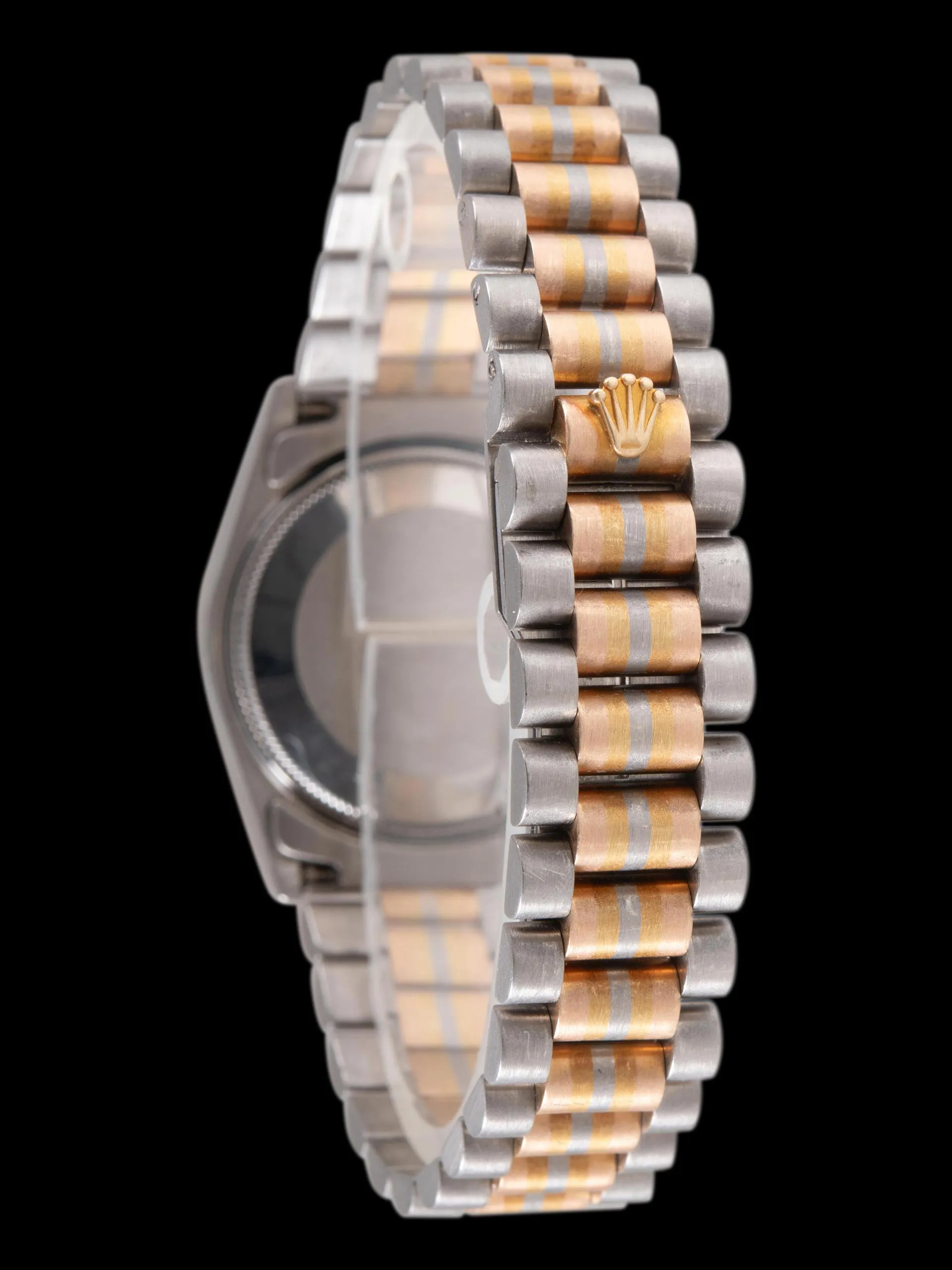 1986 Rolex Midsize Datejust Tridor (Ref. 68279B) Salmon Diamond Dial
