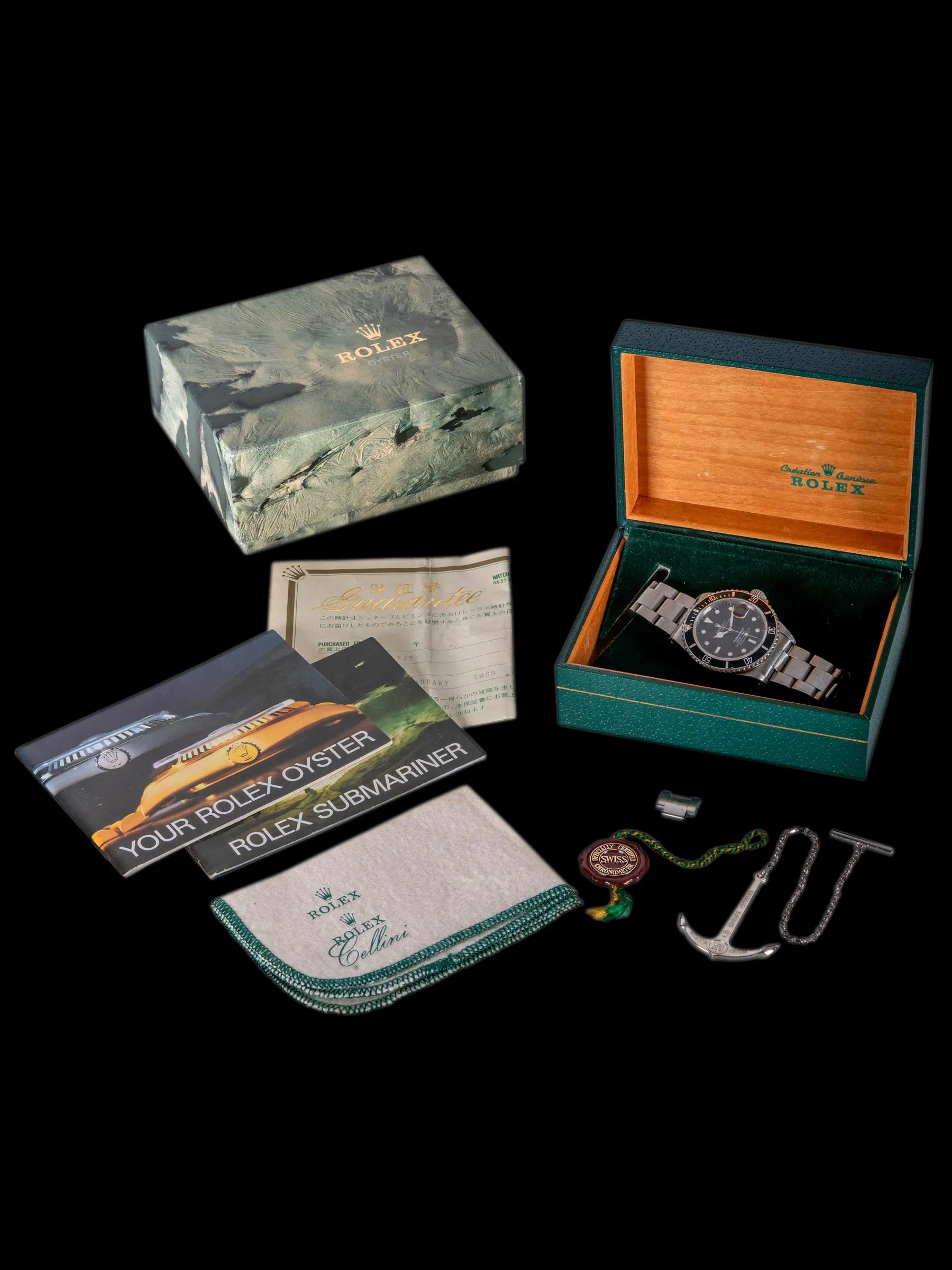 1988 Rolex Submariner (Ref. 168000) "Triple 0" W/ Box & Papers