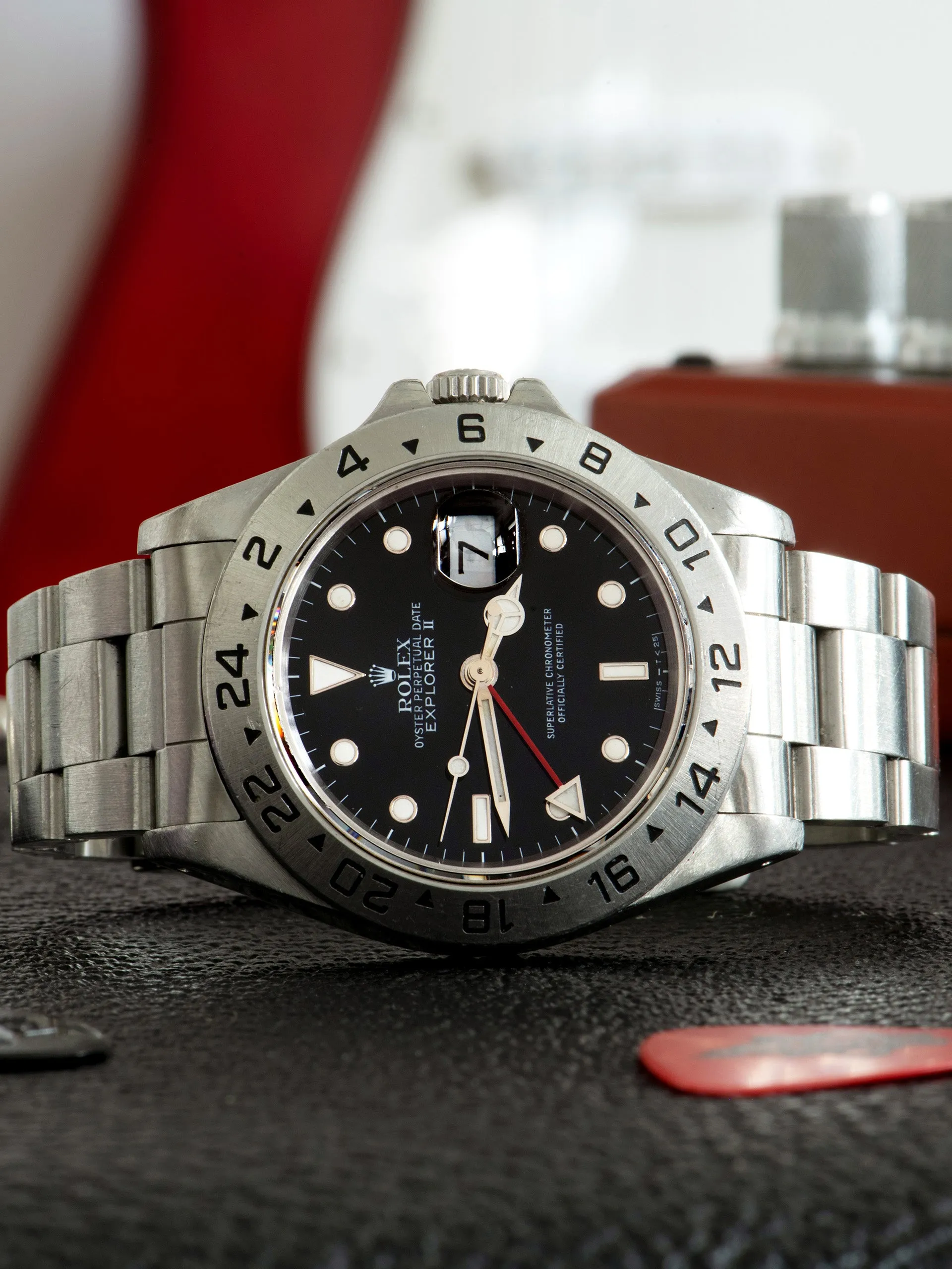1990 Rolex Explorer II (Ref. 16570) Black Dial W/ Papers