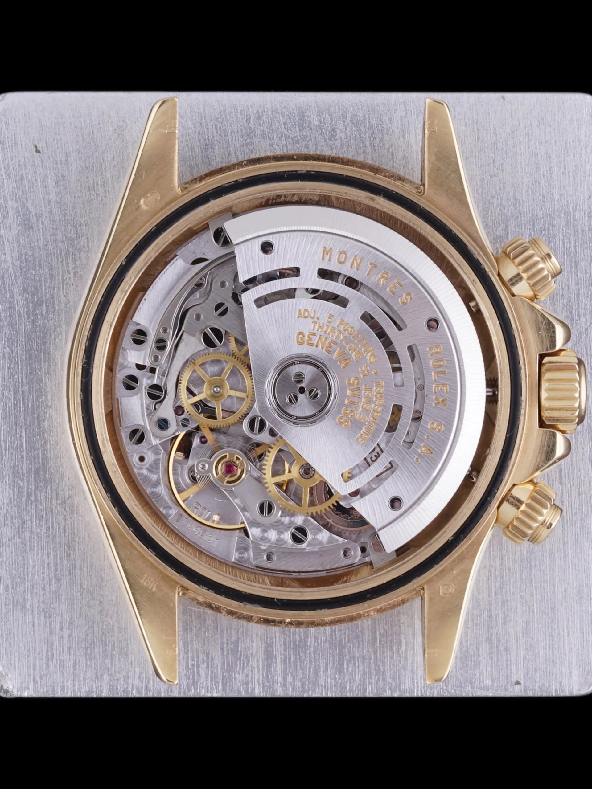 1997 Rolex Zenith Daytona (Ref. 16528) 18k YG White Dial