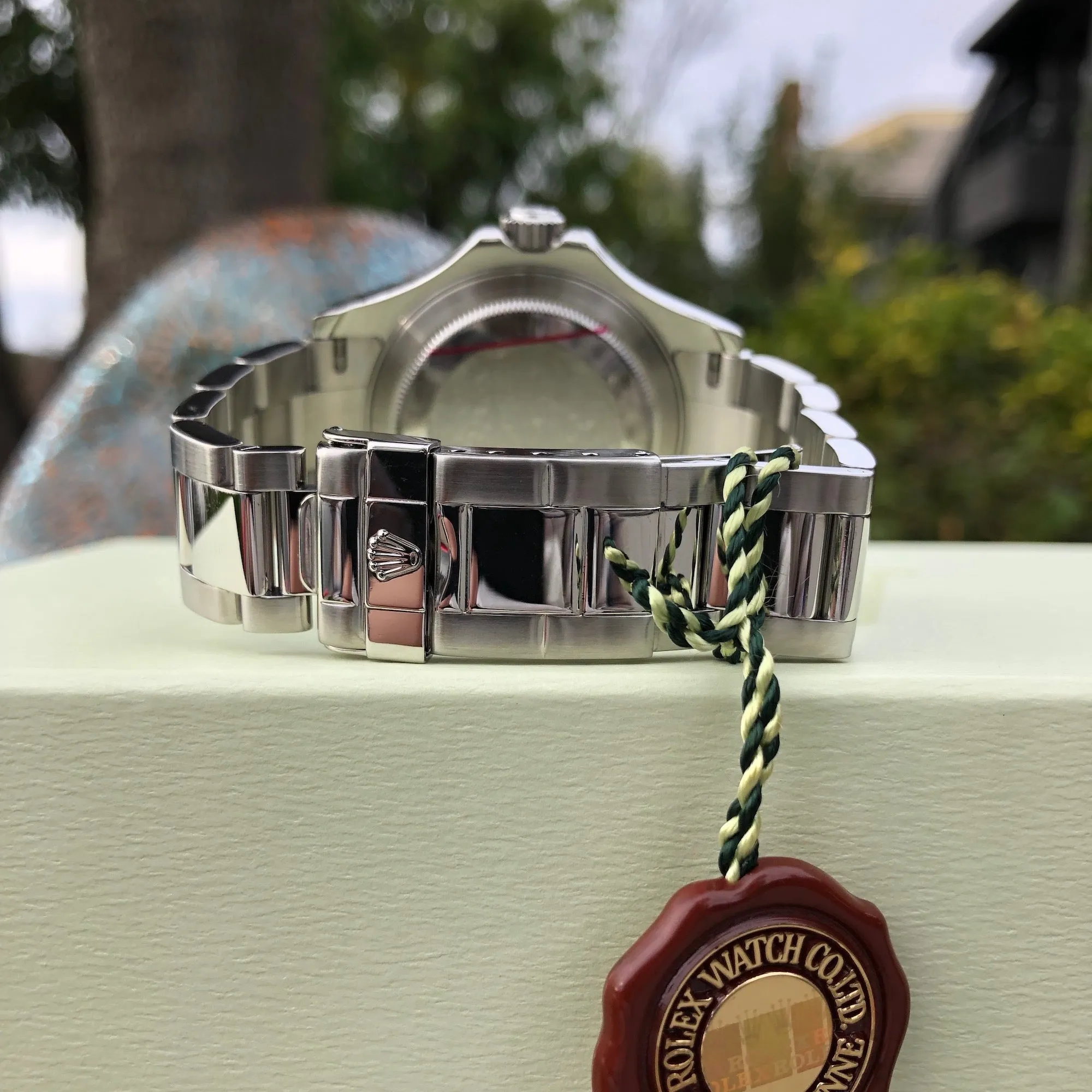 2006 Rolex Yachtmaster 16622 Platinum 40mm Steel Oyster Z Serial Wristwatch Box & Papers