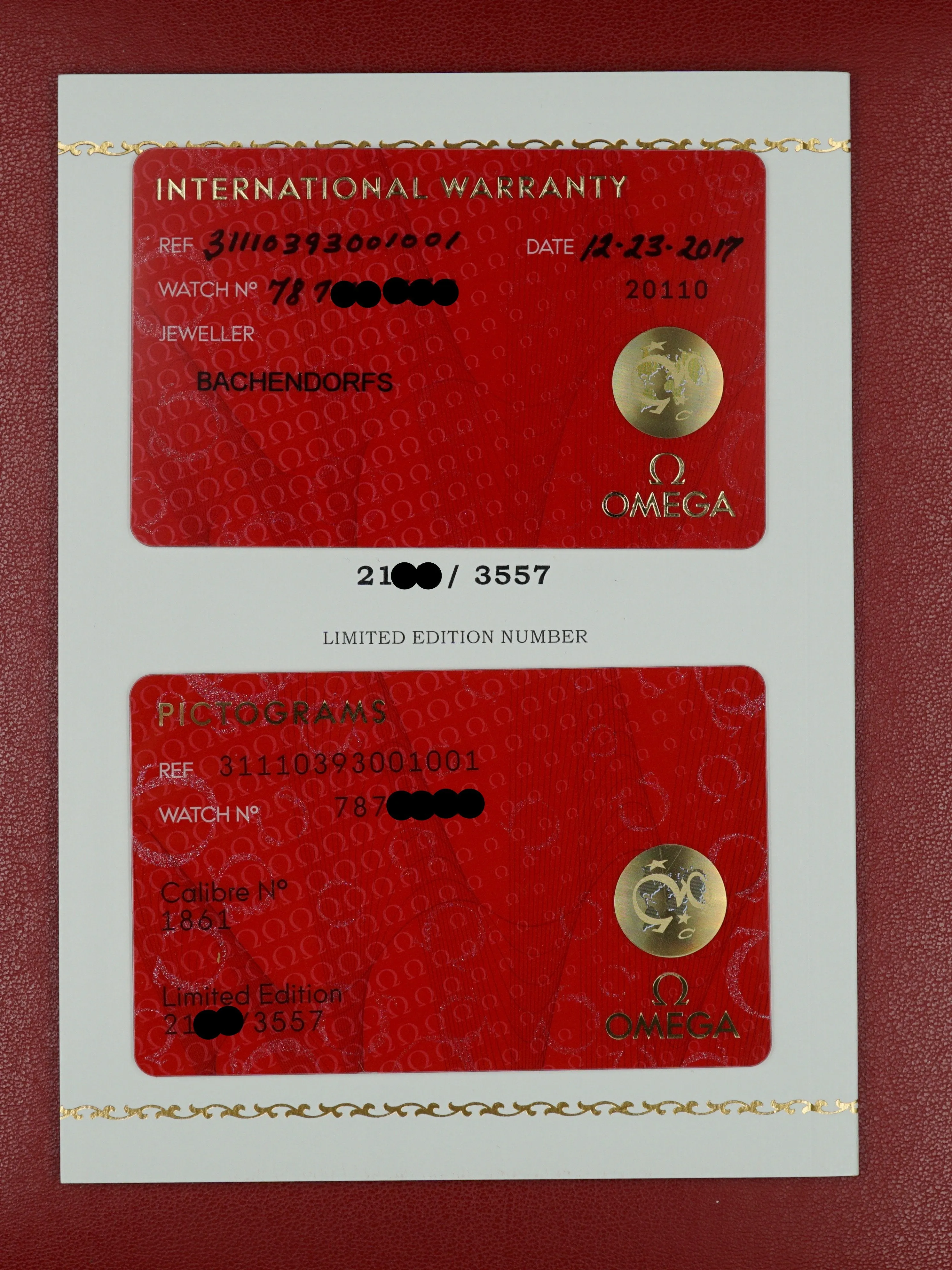 2017 OMEGA Speedmaster Ref. 311.10.39.30.01.001 "60th Anniversary Limited Edition" with Box and Papers