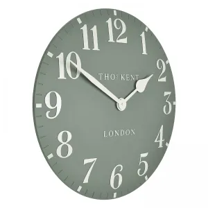 20" Arabic Wall Clock Seagrass