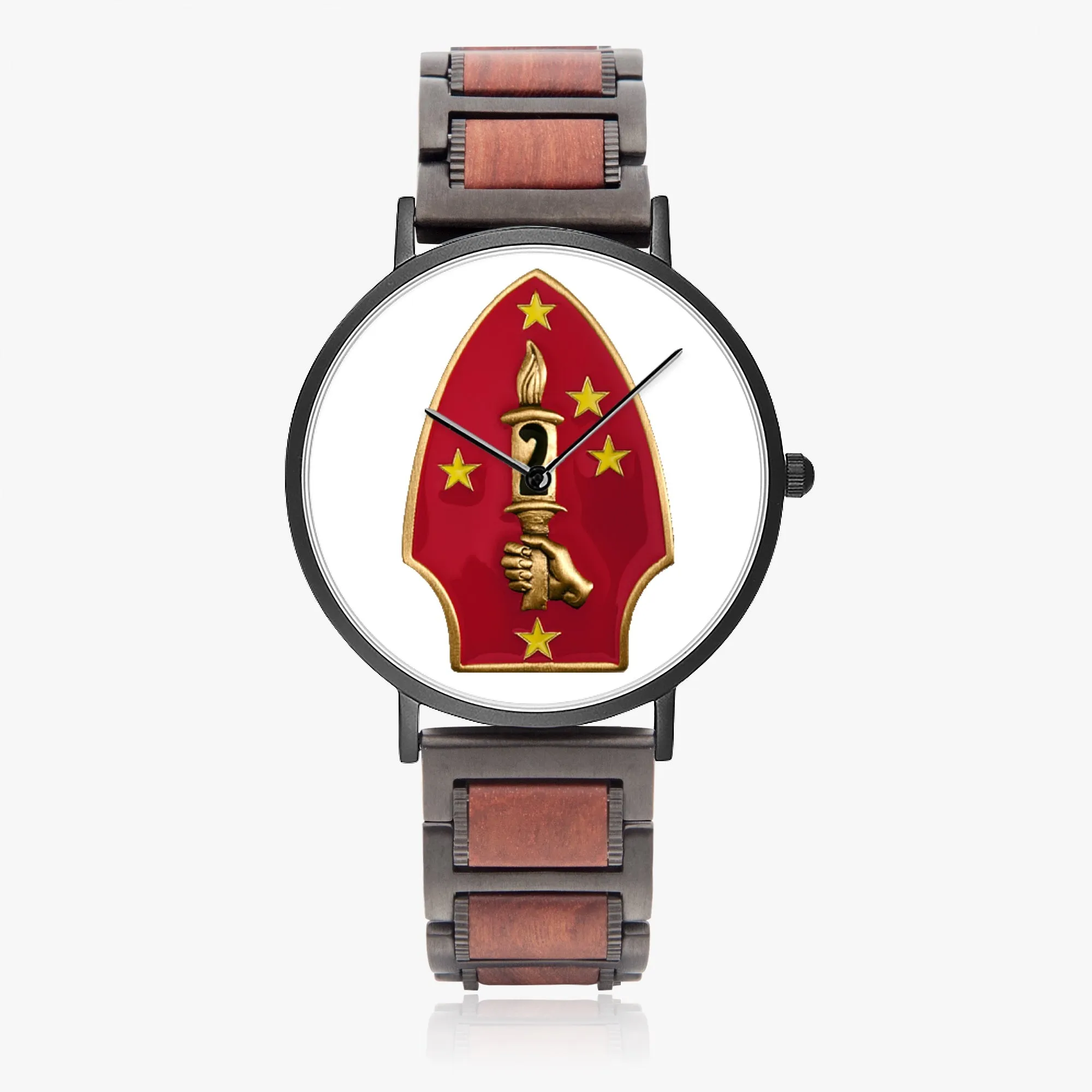 2d MarDiv New wooden Strap Quartz Watch