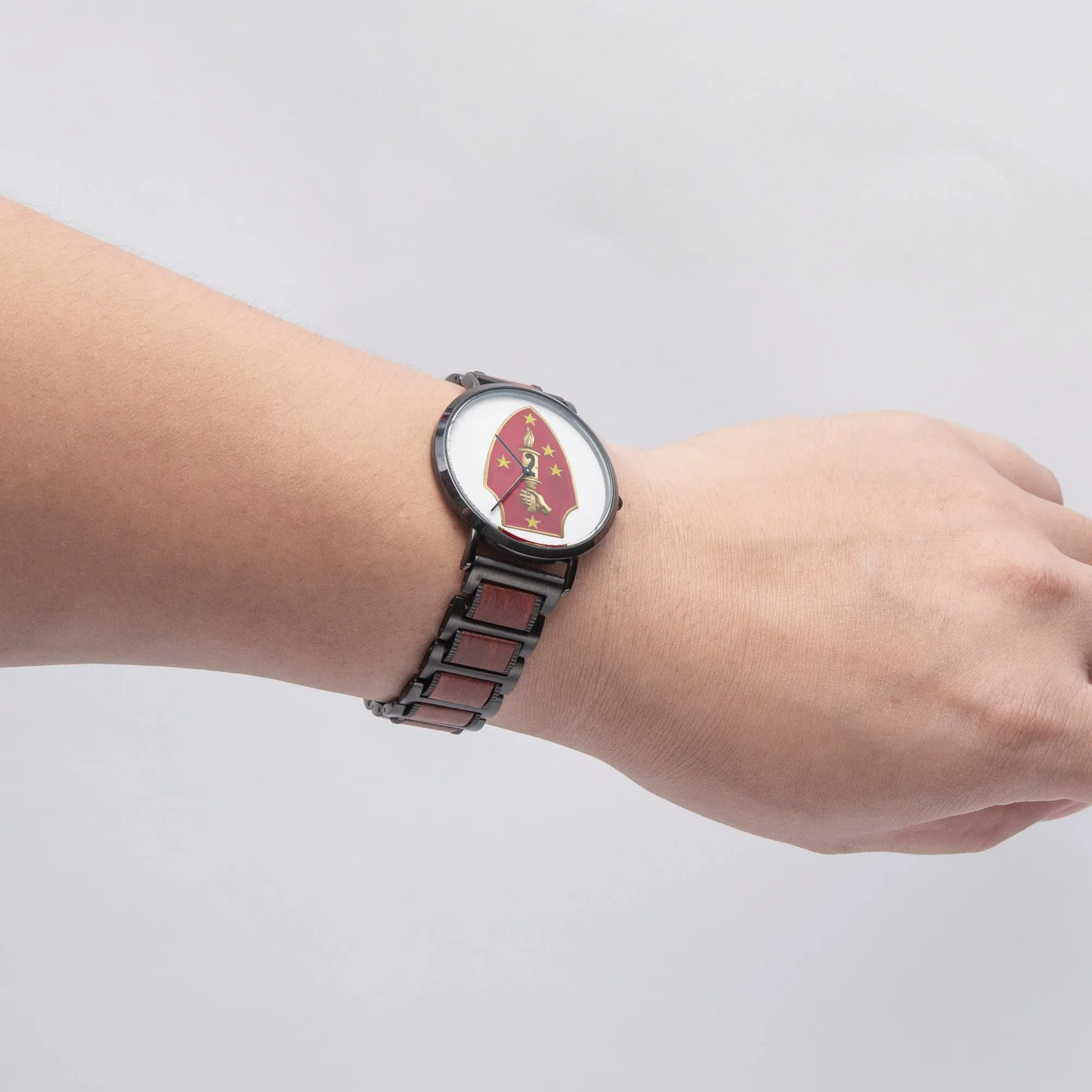 2d MarDiv New wooden Strap Quartz Watch