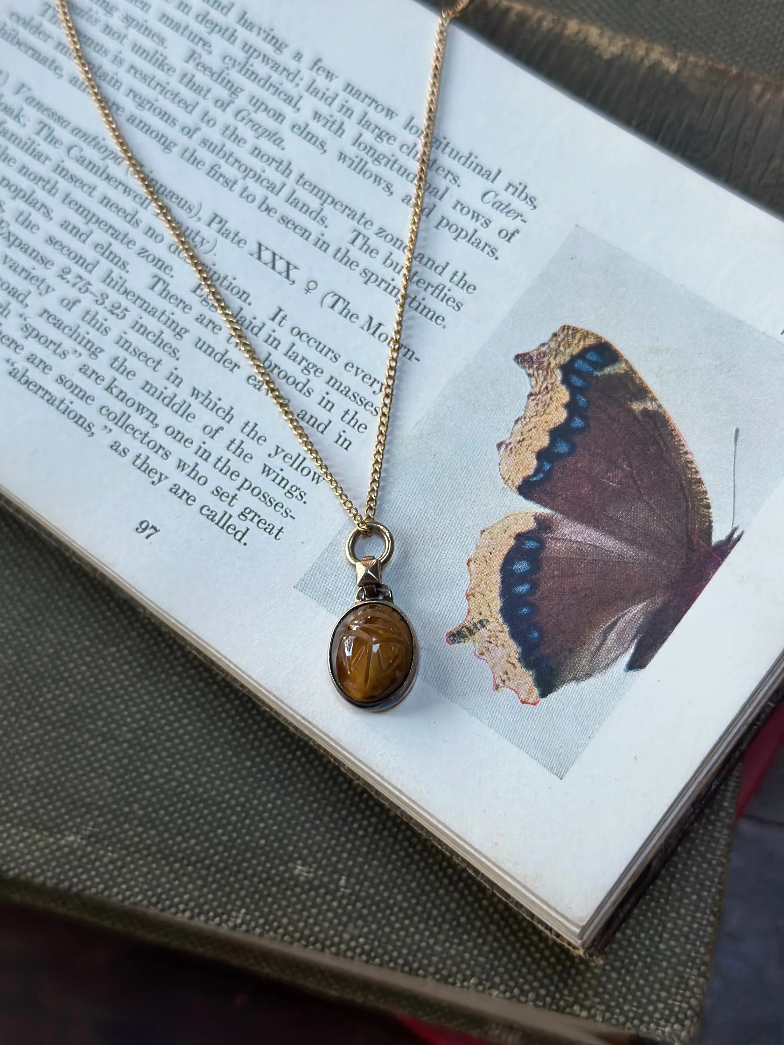 Agrippina Scarab Necklace