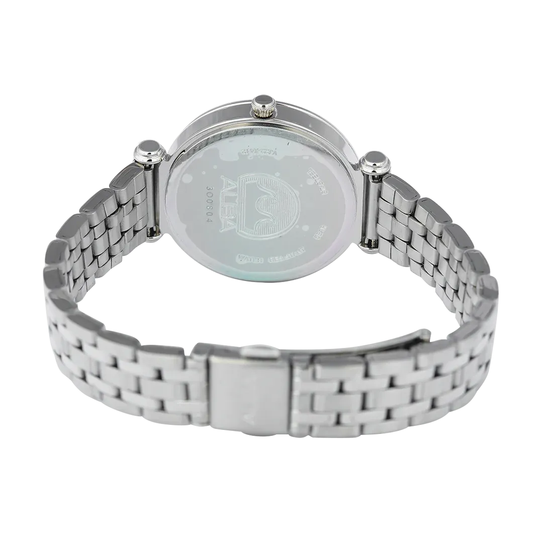 Alba Quartz 3 hands Date Light Pink Dial Ladies Watch AH7CQ7