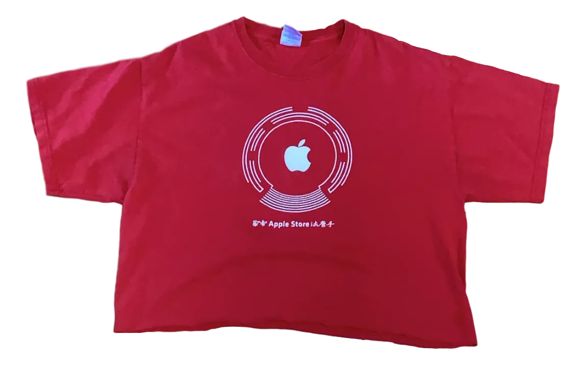 Apple Store Japan Cropped Tee - M