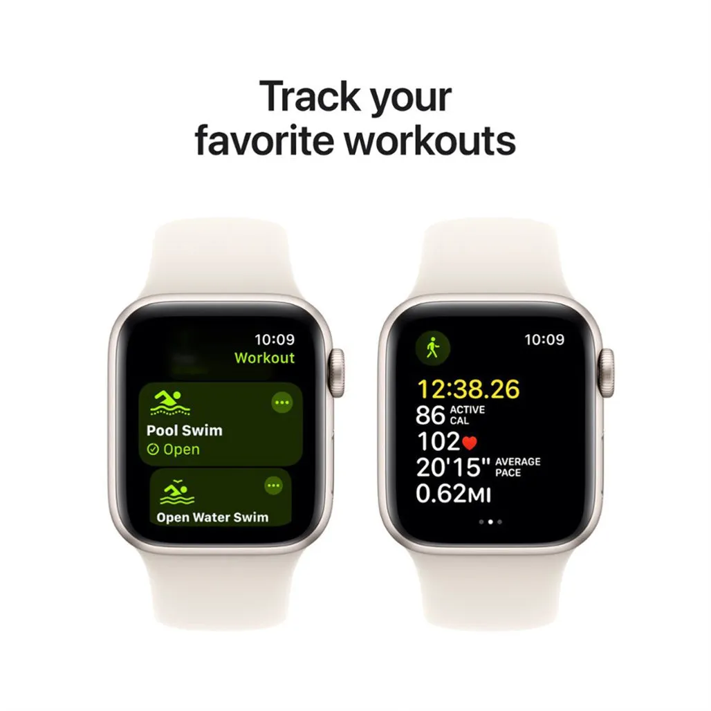 Apple Watch SE (2nd Gen, 2024) 40mm - GPS - Starlight Aluminum Case