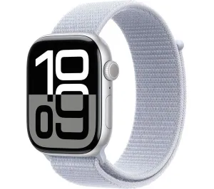APPLE Watch Series 10 - 46mm Silver Aluminium Case with Blue Sport Loop - Very Good