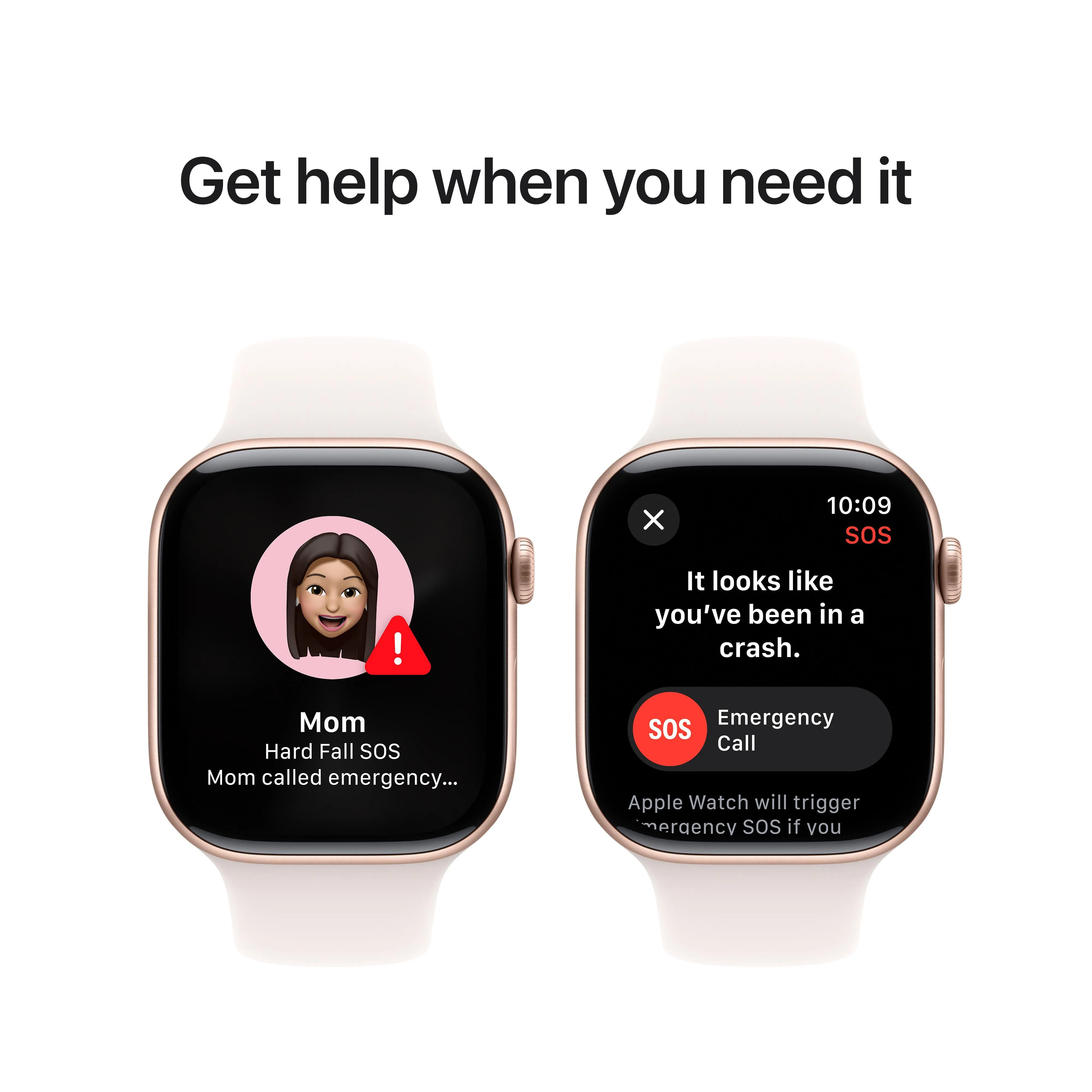 Apple Watch Series 10 GPS   Cellular 46mm Rose Gold Aluminium Case with Light Blush Sport Band - S/M