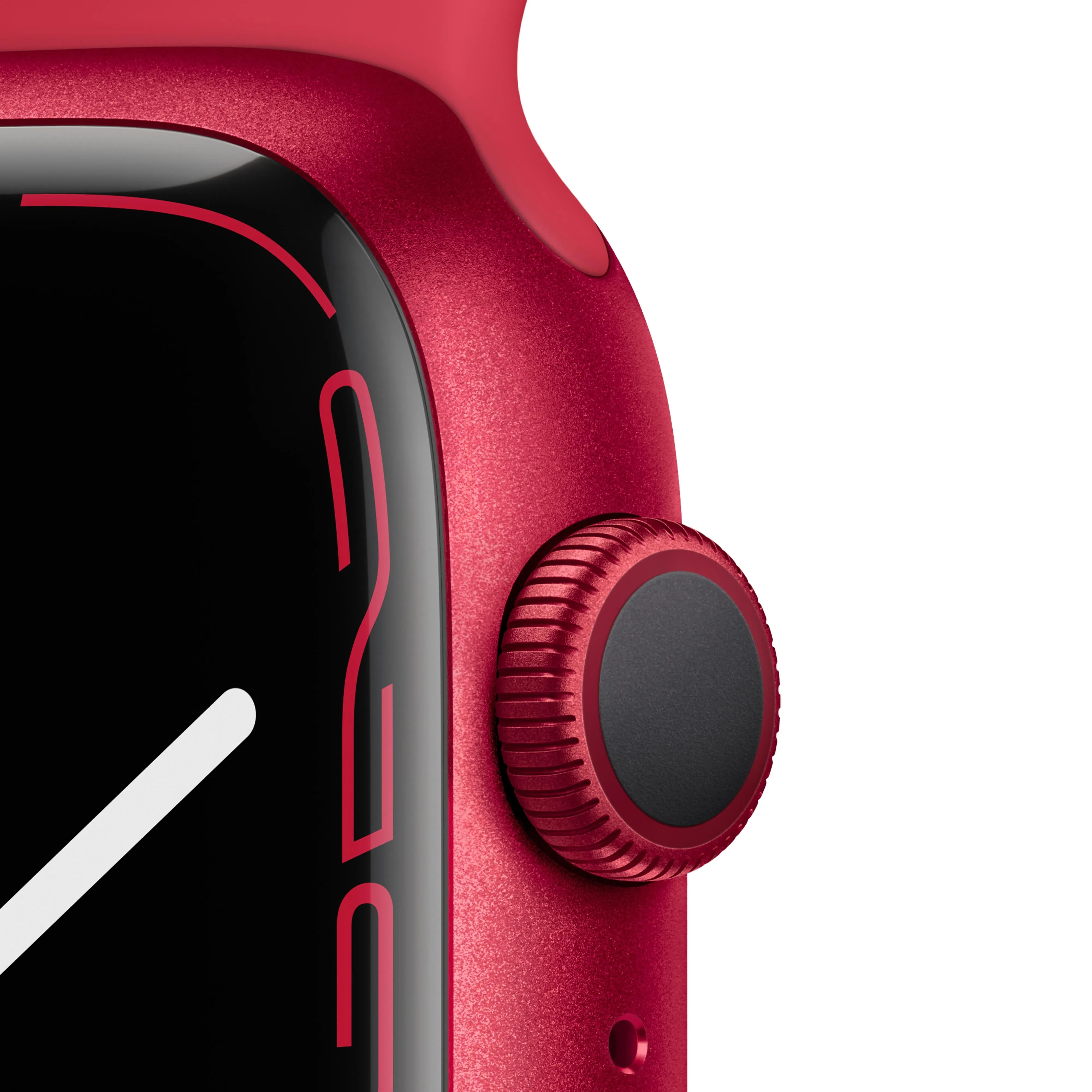 Apple Watch Series 7 GPS, 45mm (PRODUCT)RED Aluminium Case with (PRODUCT)RED Sport Band - Regular