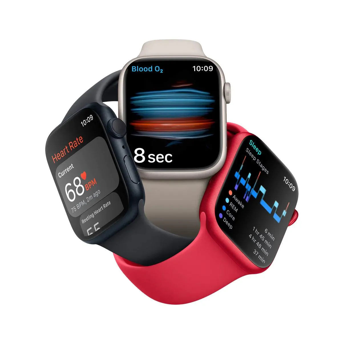 Apple Watch Series 8 GPS 45mm Aluminium Case with Sport Band