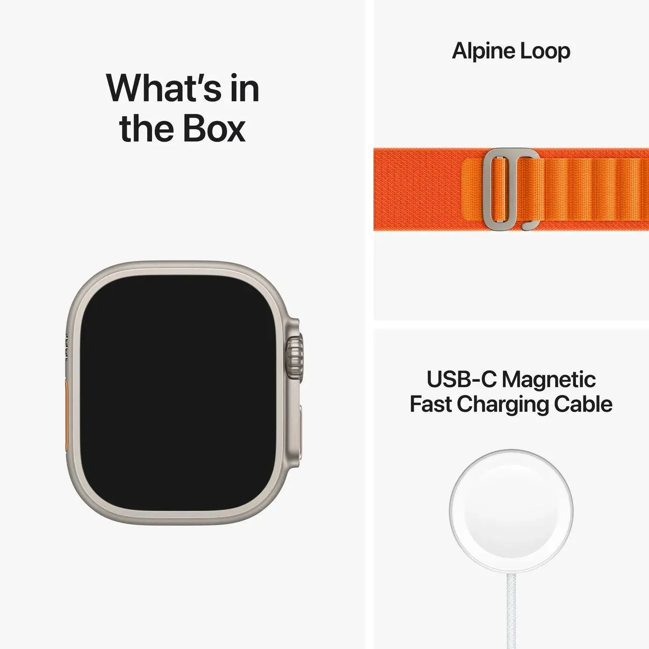 Apple Watch Ultra GPS   Cellular, 49mm Titanium Case with Trail Loop