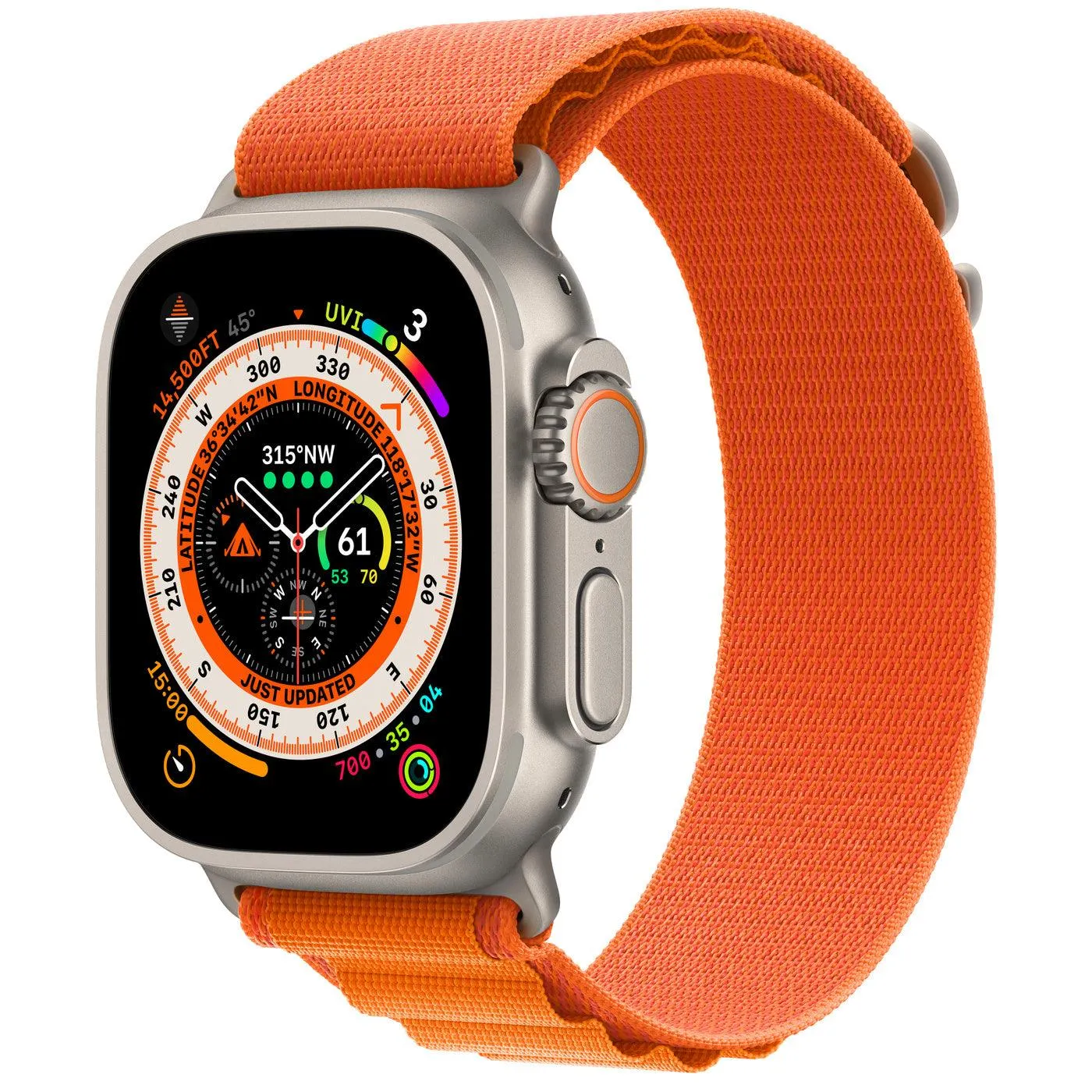 Apple Watch Ultra GPS   Cellular, 49mm Titanium Case with Trail Loop