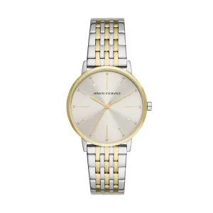 Armani Exchange Three-Hand Two-Tone Stainless Steel Watch AX5595