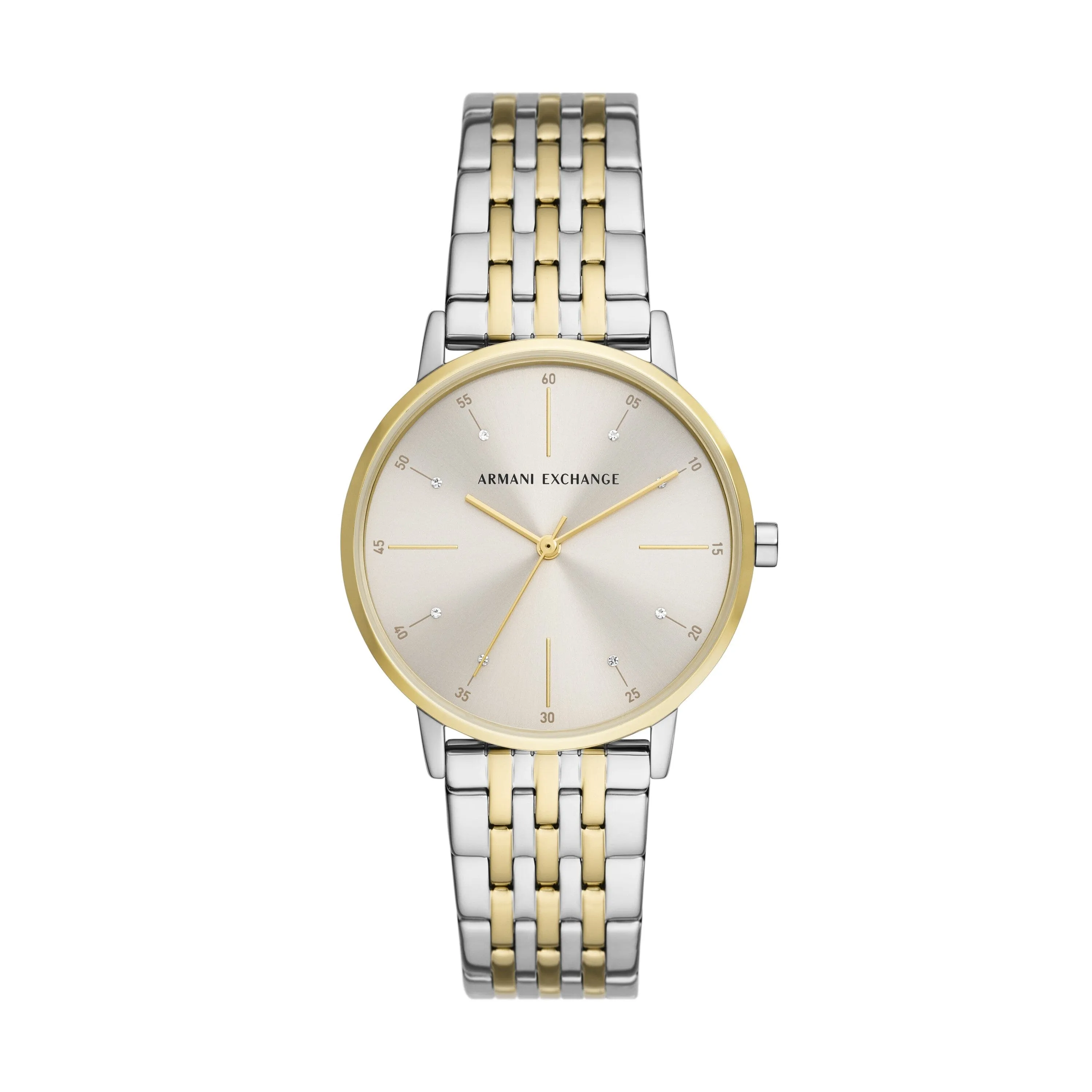 Armani Exchange Three-Hand Two-Tone Stainless Steel Watch AX5595