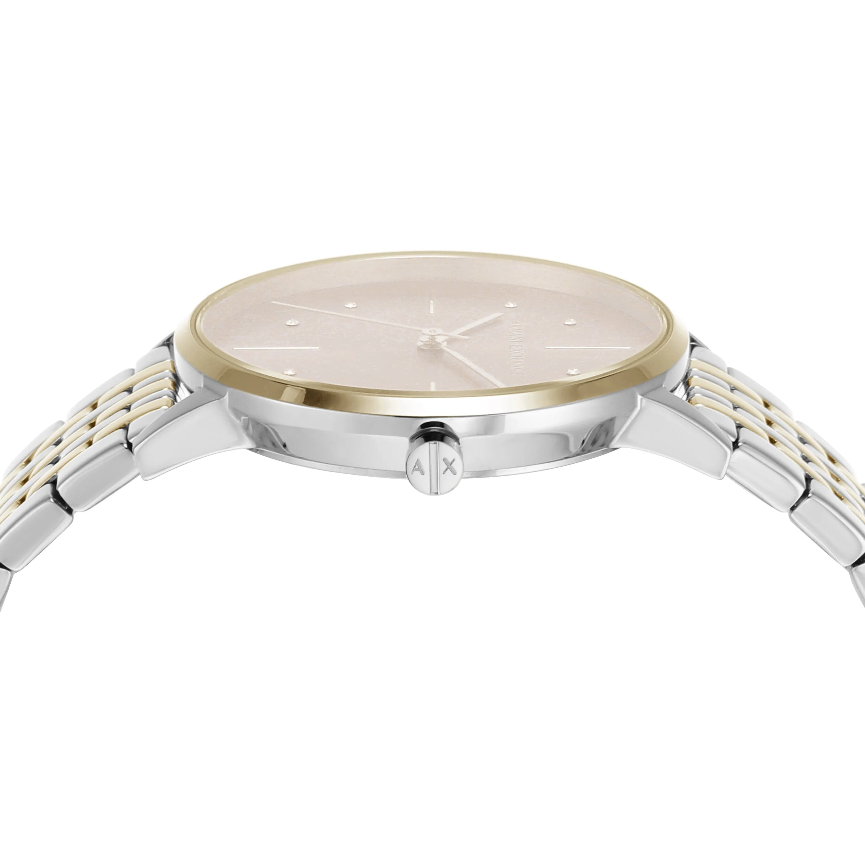 Armani Exchange Three-Hand Two-Tone Stainless Steel Watch AX5595