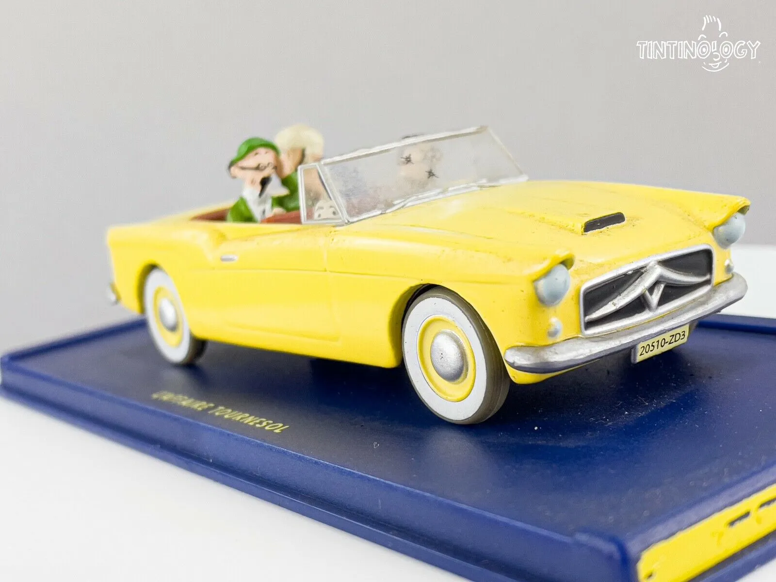 ATLAS TINTIN CAR # 16 La Bordure Calculus Affair Herge model car 1/43 Scale