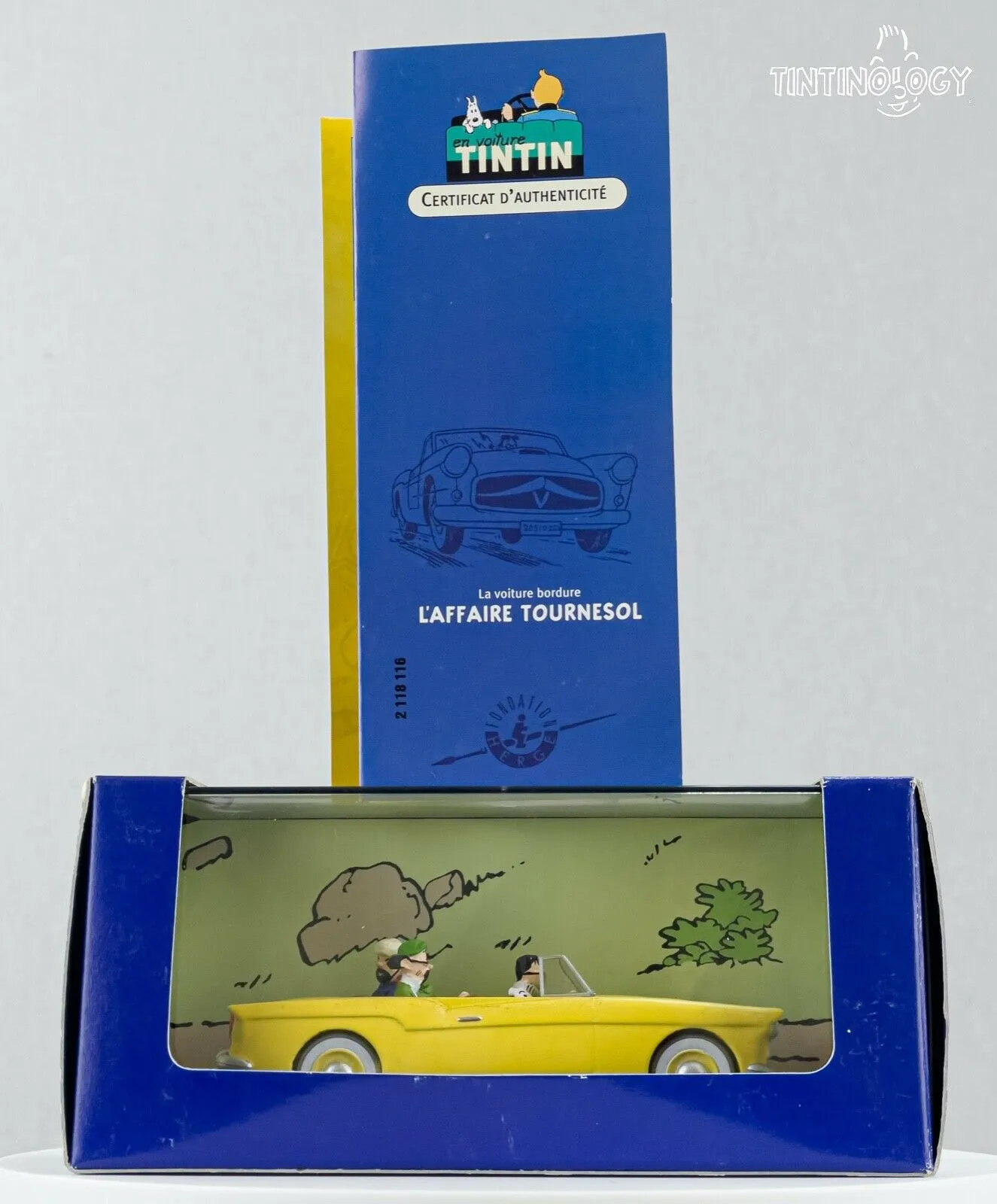 ATLAS TINTIN CAR # 16 La Bordure Calculus Affair Herge model car 1/43 Scale