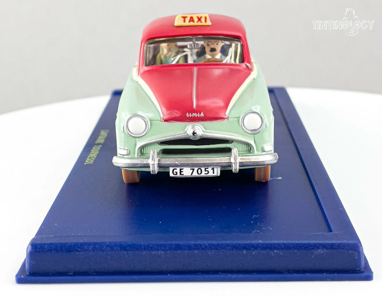 ATLAS TINTIN CAR # 21 Simca Taxi - Calculus Affair Herge model car 1/43 Scale