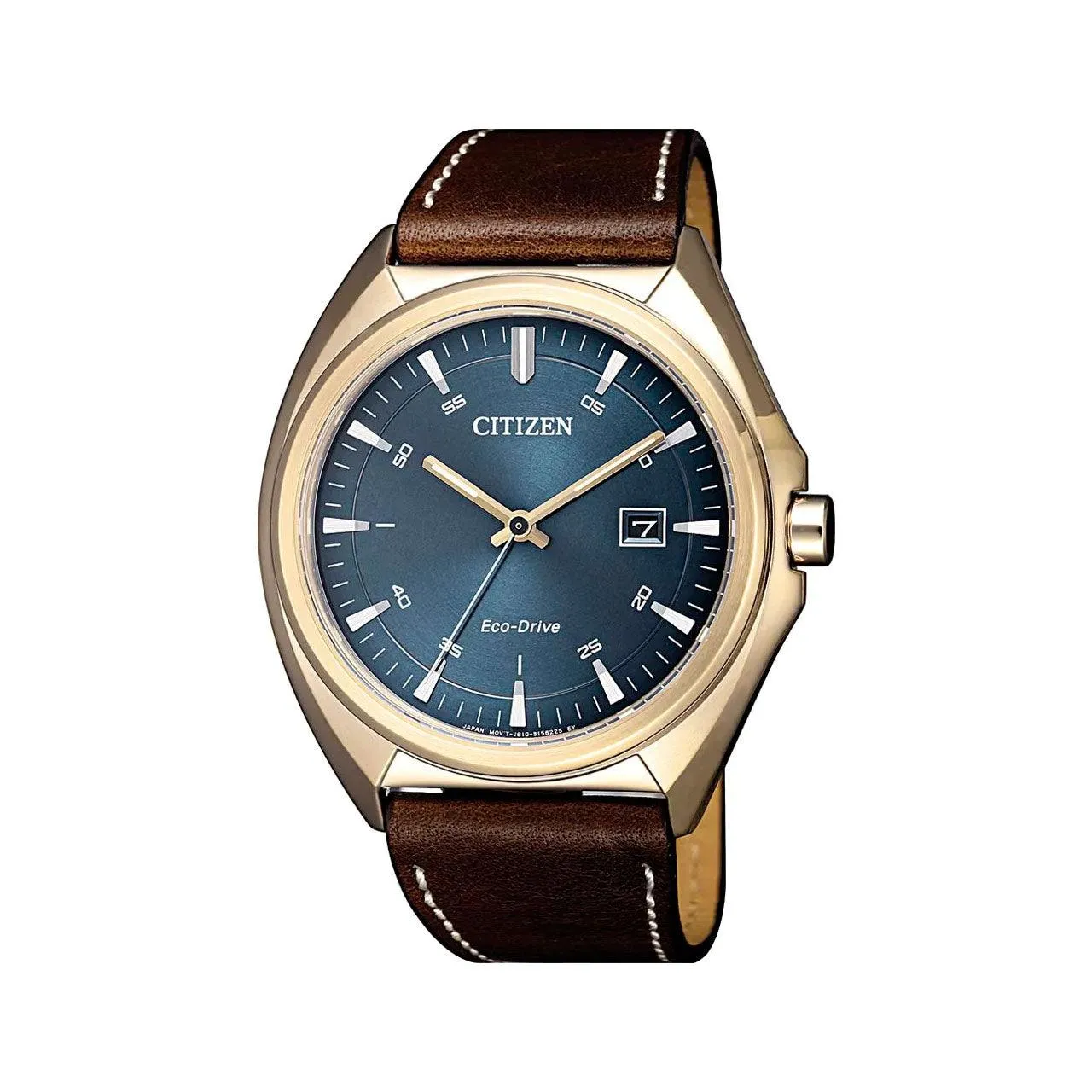 AW1525-81L - Vintage Inspired Mens Eco-Drive Dress Watch
