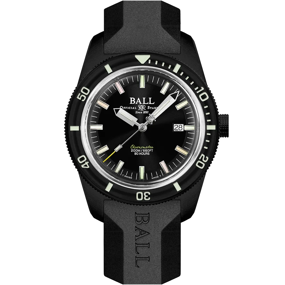Ball Engineer II Skindiver Heritage Manufacture Chronometer DD3208B-P2C-BKR