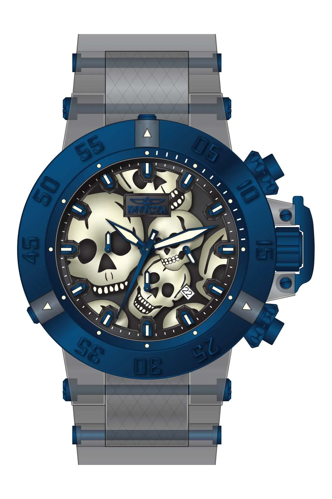 Band for Invicta Subaqua Zager Exclusive Men 37329