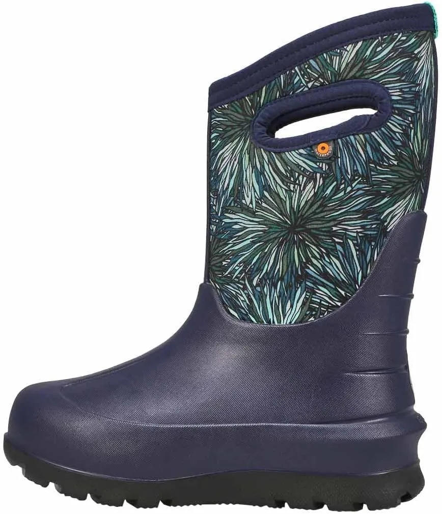 BOGS Unisex-Child Neo-Classic Firework Floral (Toddler/Little Big Kid) Rain Boot