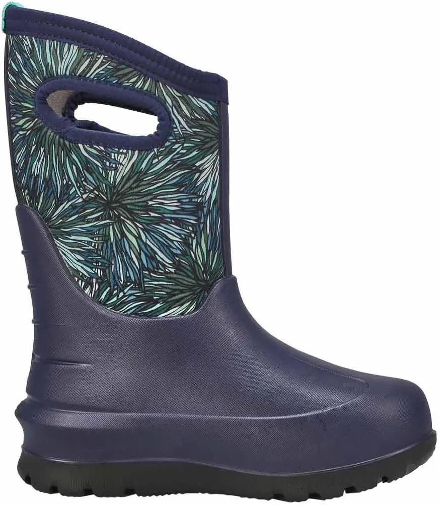 BOGS Unisex-Child Neo-Classic Firework Floral (Toddler/Little Big Kid) Rain Boot