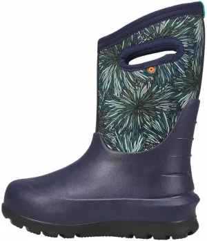 BOGS Unisex-Child Neo-Classic Firework Floral (Toddler/Little Big Kid) Rain Boot