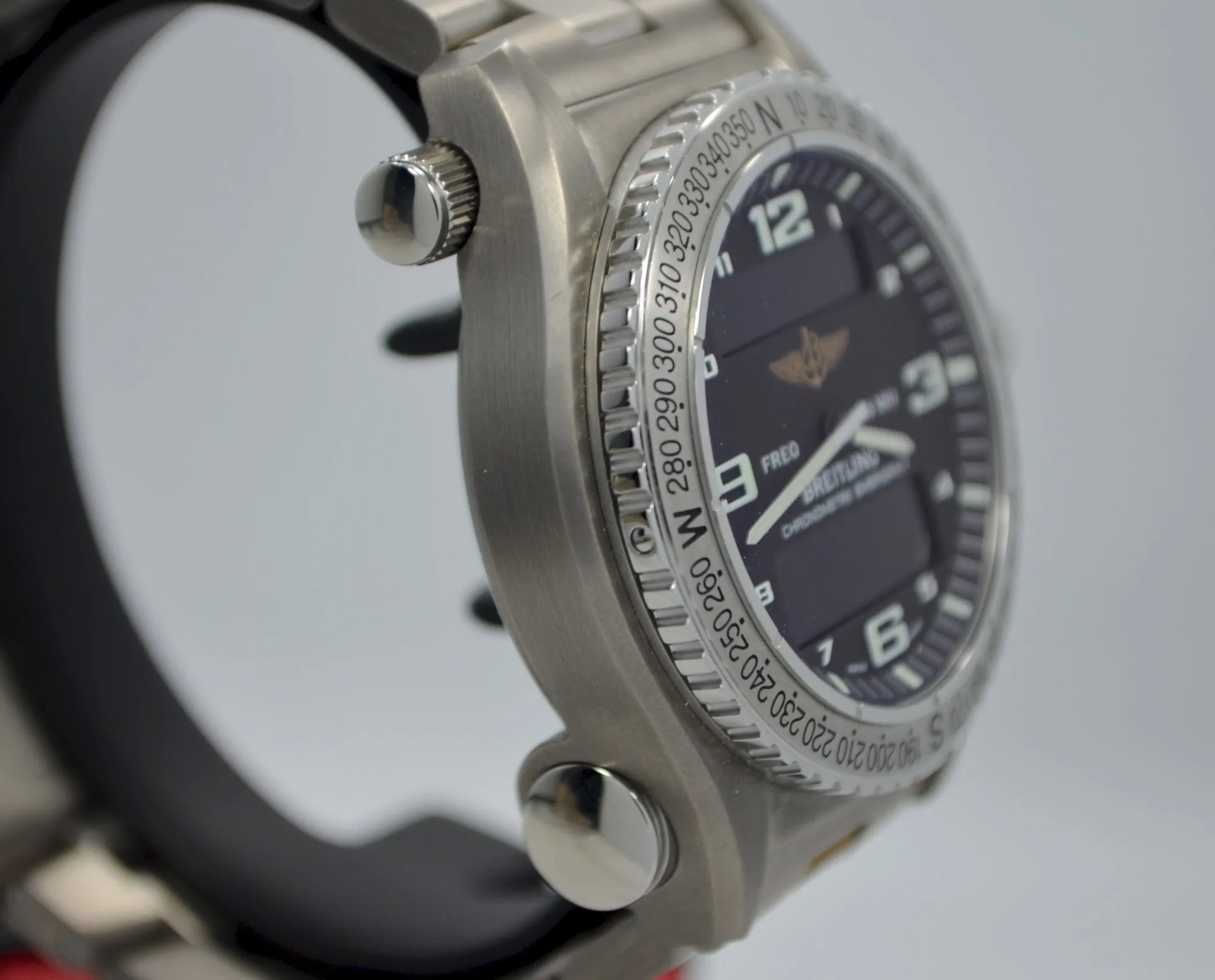 Breitling Emergency E76321 Titanium Aeronautical Kit Quartz Wristwatch