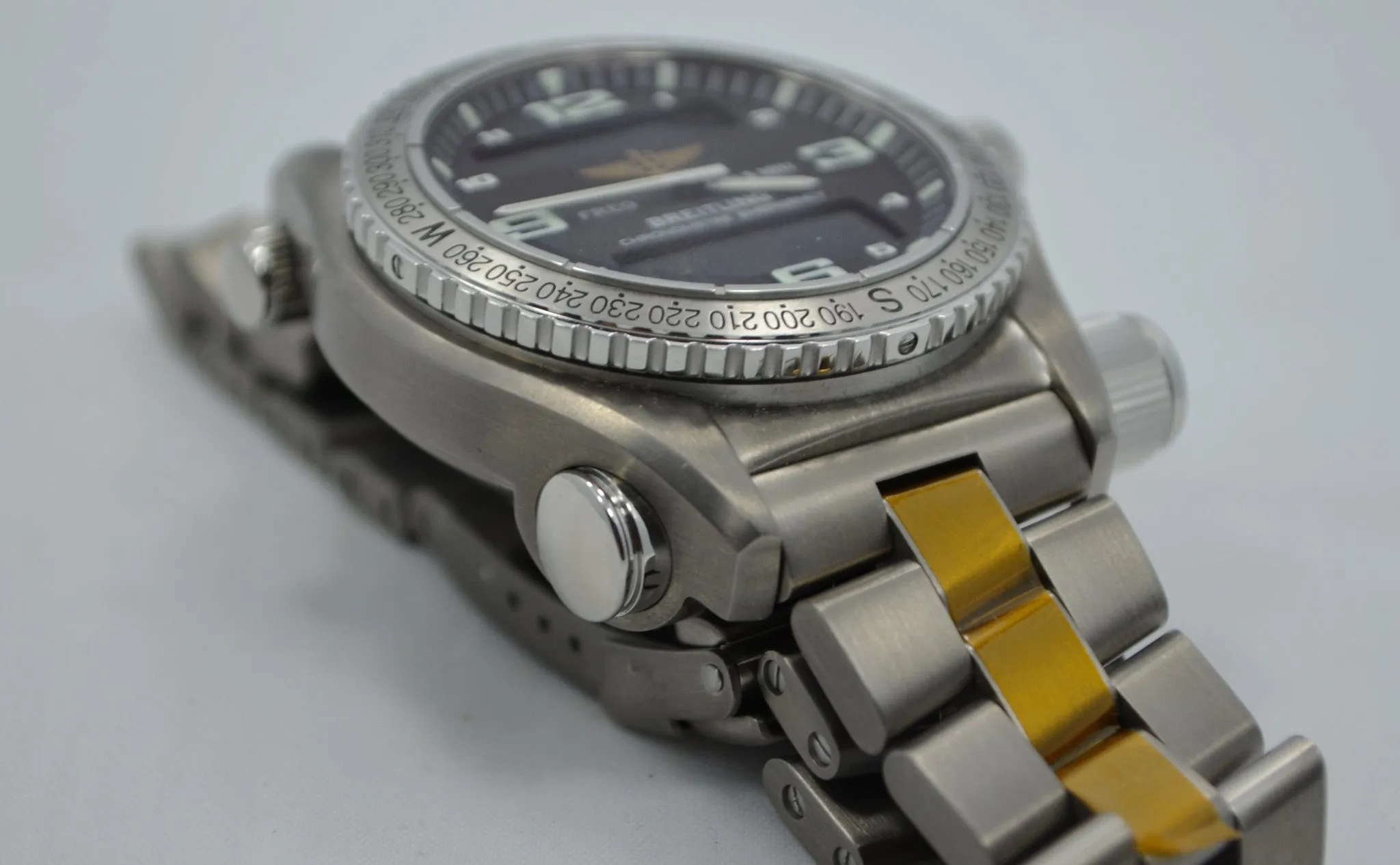 Breitling Emergency E76321 Titanium Aeronautical Kit Quartz Wristwatch