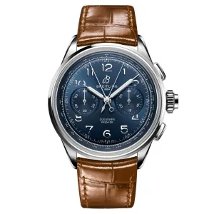 Breitling Premier B15 Duograph 42mm Blue Dial Manual Wound Gents Watch AB1510171C1P1