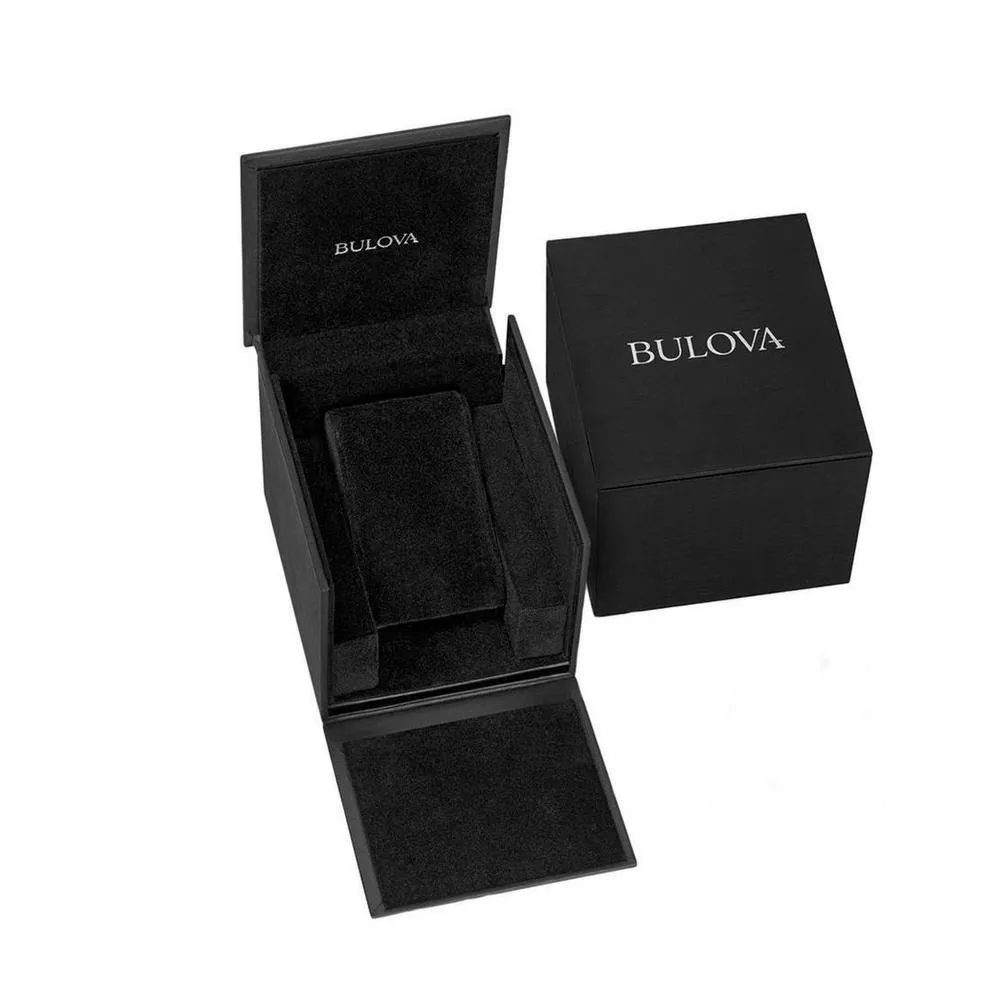 Bulova Gents Surveyor Multi Function Leather Men's Watch - 96C133
