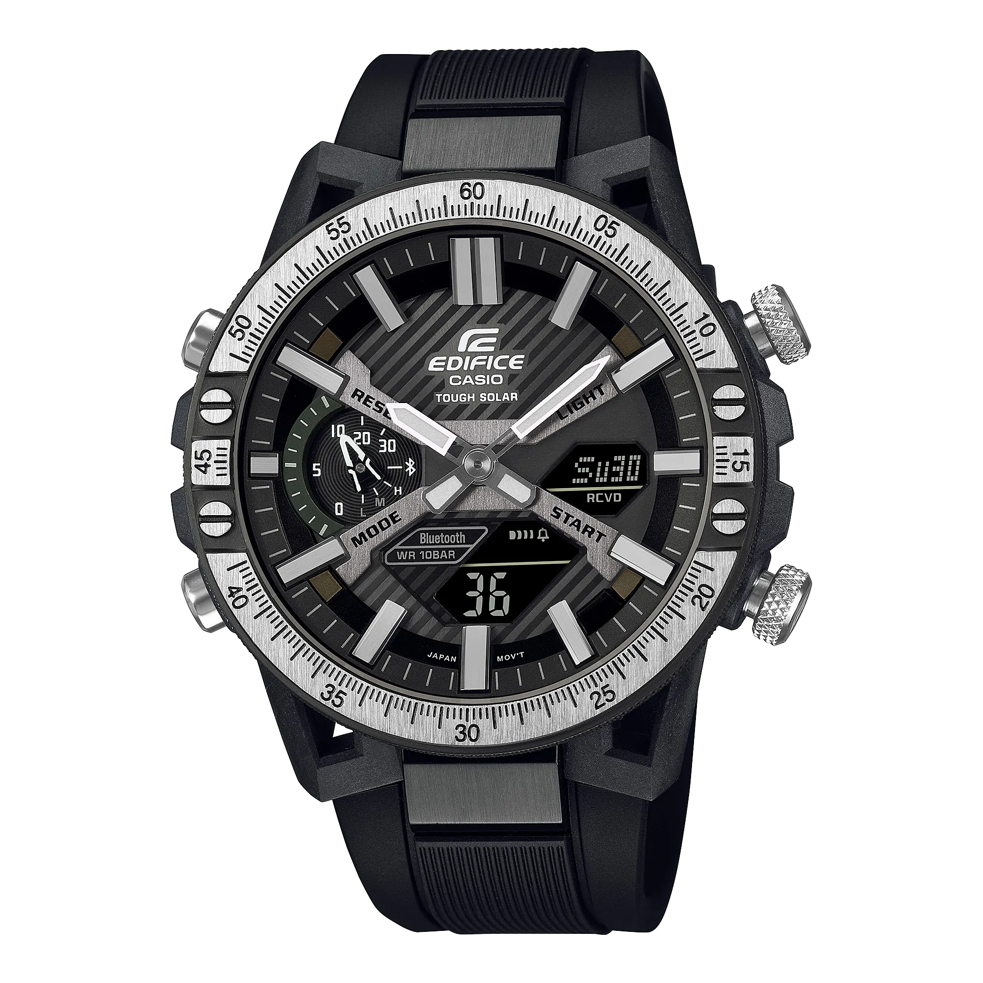 Casio Edifice Sospensione Black Resin Band Watch ECB2000TP-1A