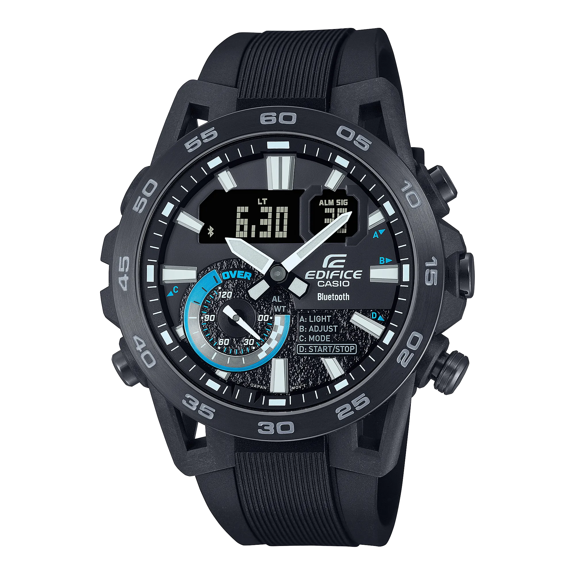 Casio Edifice Sospensione Black Resin Band Watch ECB40PB-1A