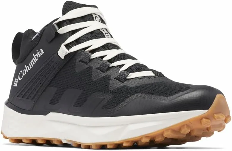 Columbia Mens Facet 75 Outdry Mid Waterproof Hiking Shoe, Black/Light Sand, 12