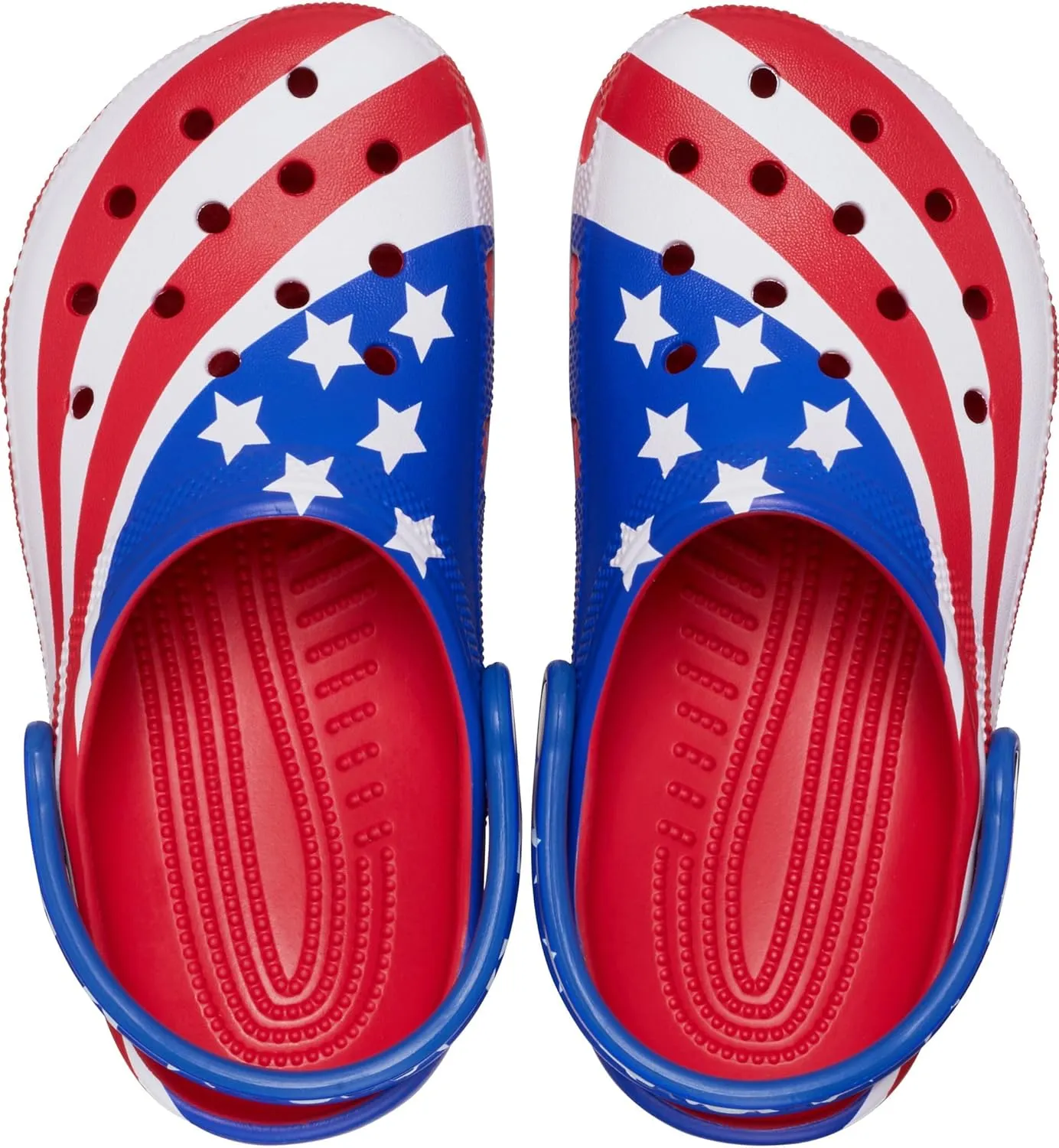 Crocs Unisex-Child Classic American Flag Clogs (Toddler/Little Kid/Big Kid)