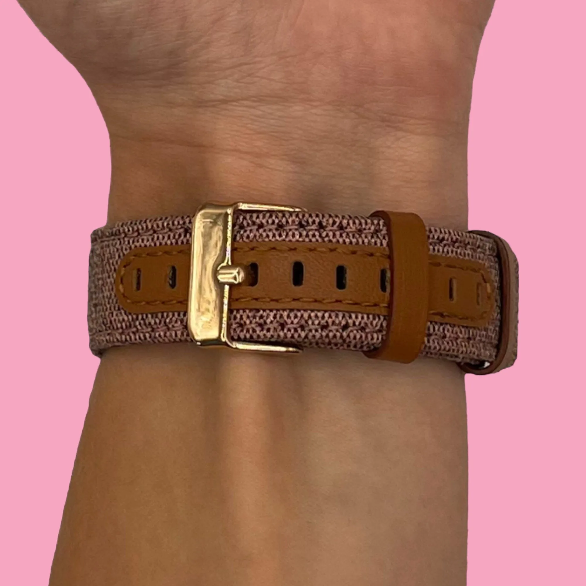Denim & Leather Watch Straps Compatible with the MVMT 20mm Range