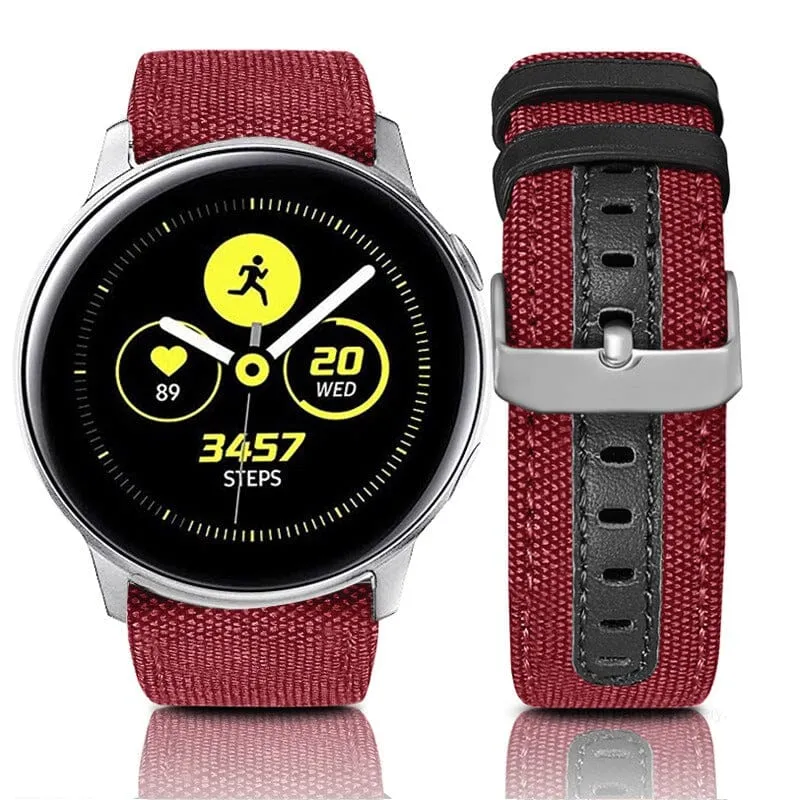 Denim & Leather Watch Straps Compatible with the Tommy Hilfiger 22mm Range