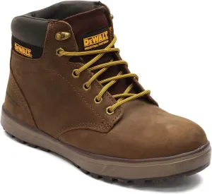 DEWALT Plasma Men's Leather, Steel Toe, Safety Work Boot, Palm Brown, 9