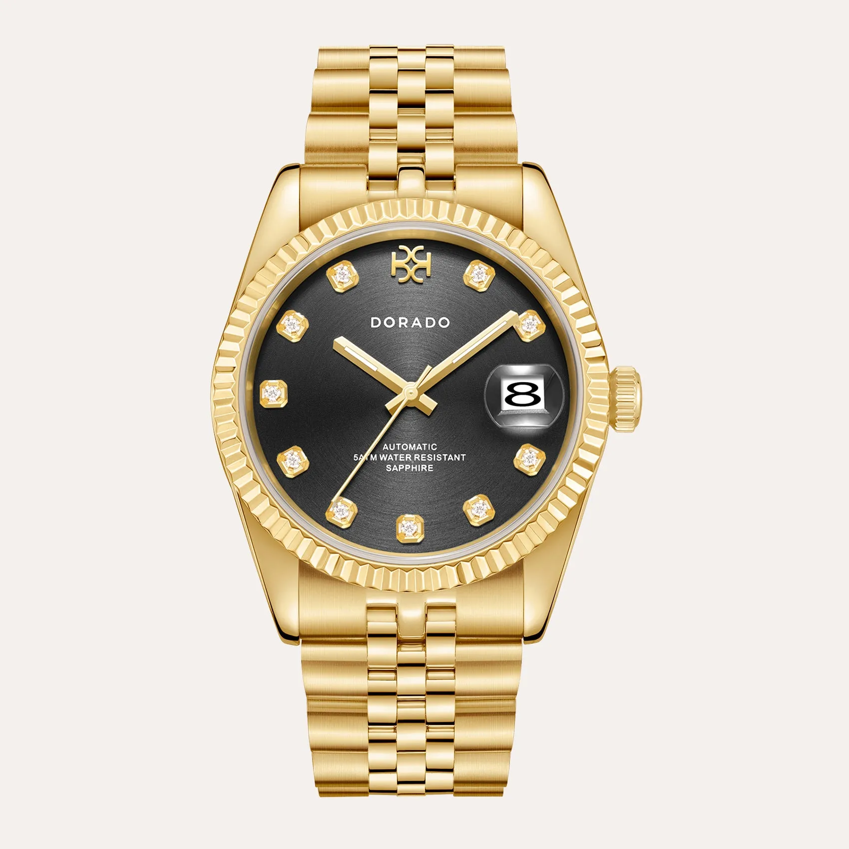 DORADO Gold Timeless Watch - Black