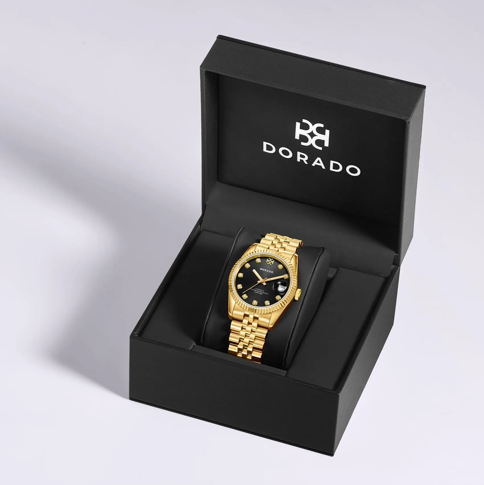 DORADO Gold Timeless Watch - Black