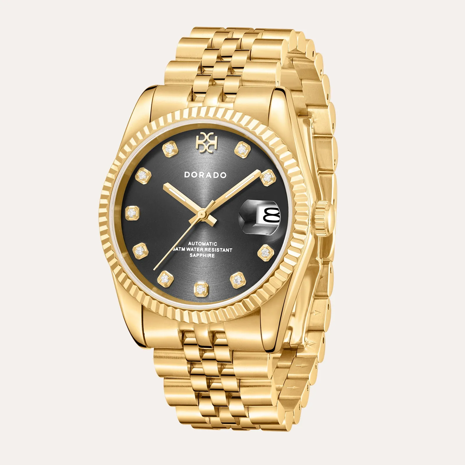 DORADO Gold Timeless Watch - Black