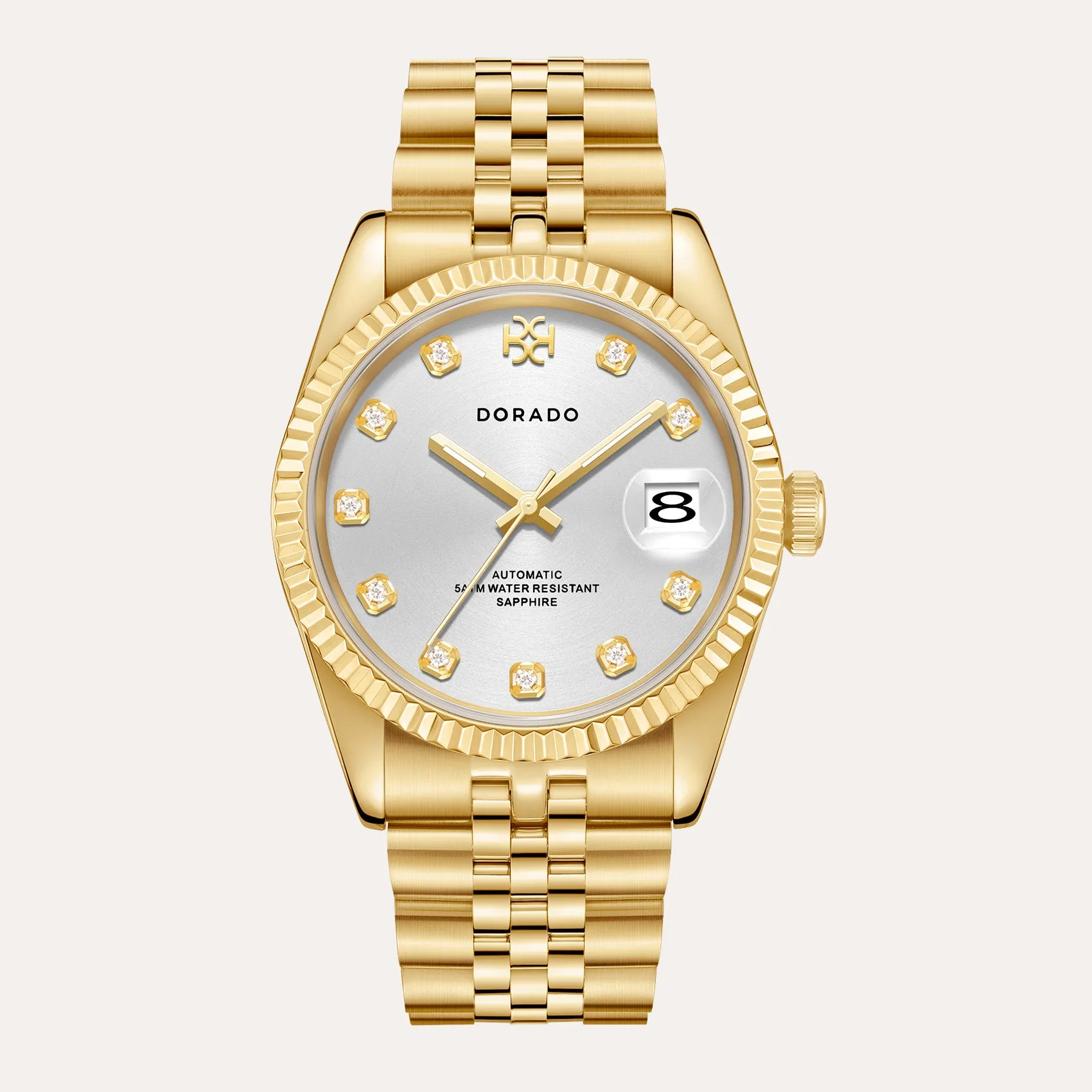 DORADO Gold Timeless Watch - Silver