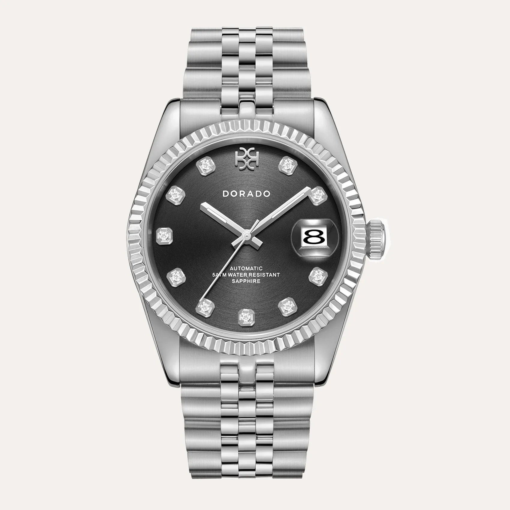 DORADO Silver Timeless Watch - Black