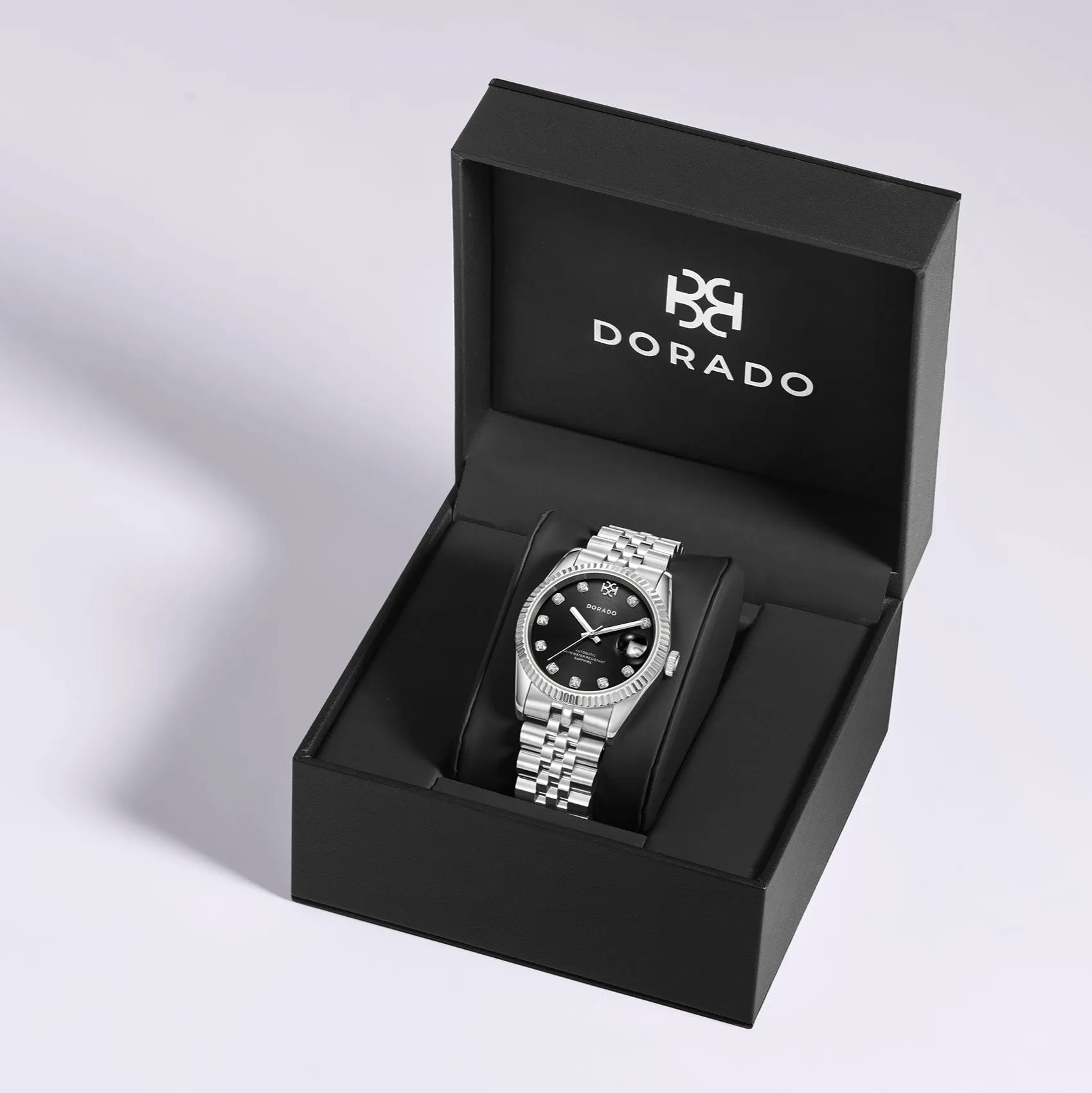 DORADO Silver Timeless Watch - Black