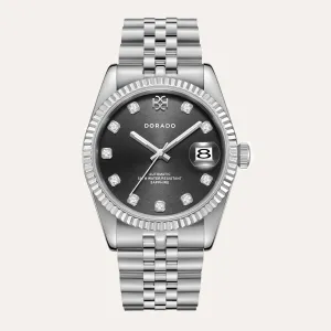 DORADO Silver Timeless Watch - Black
